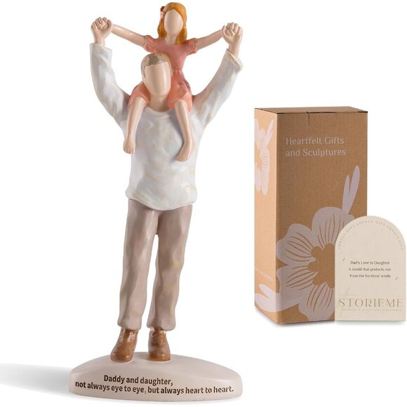 Best Fathers Day Daughter Birthday Gift Resin Figurines Statue - Picture 1 of 8